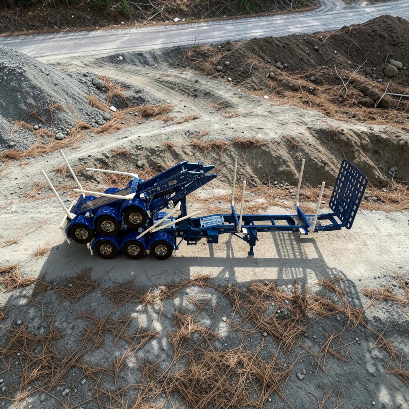 Rigid A Trailer with Folding Skel B Trailer - Metallic Blue
