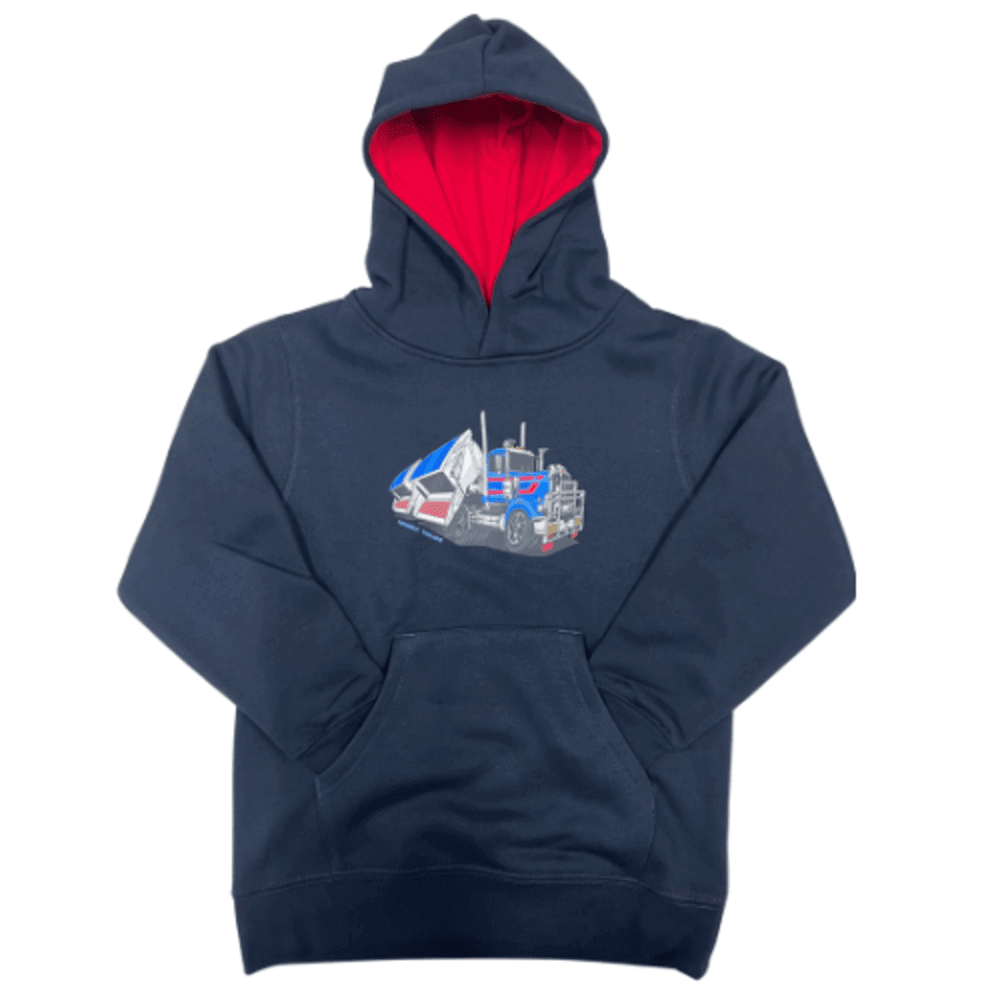 Kids Navy/Red Hoodie